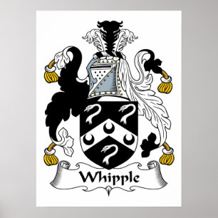 Whipple Family Crest Poster
