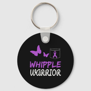 Whipple Warrior Purple Ribbon Pancreatic Cancer Aw Key Ring