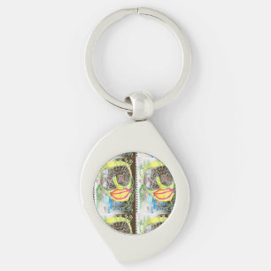 "WHiRL-DROOL$" by thaddeus & crimson's Adam Moyer Key Ring