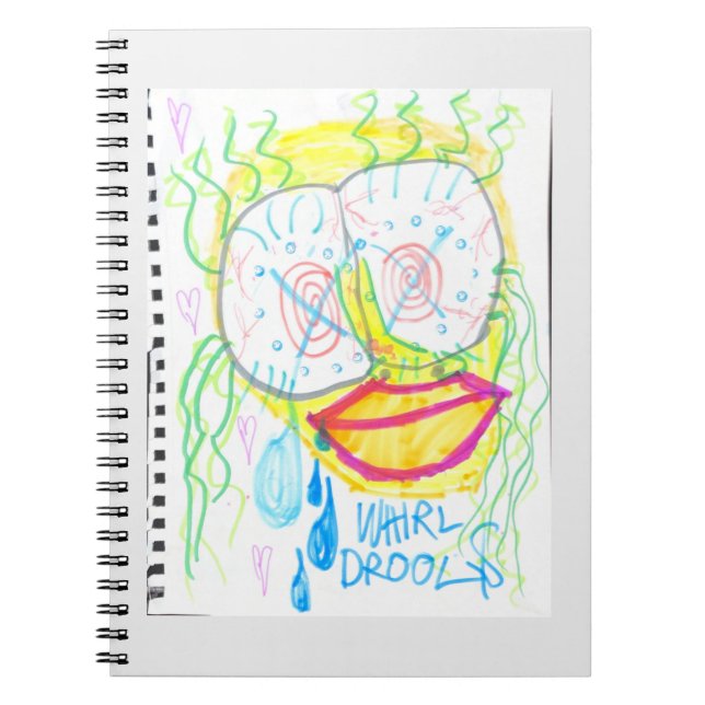 "WHiRL-DROOL$" by thaddeus & crimson's Adam Moyer Notebook (Front)