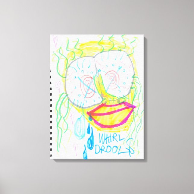 Whirl-Drool$ by $THCBand's Adam Moyer Canvas Print (Front)