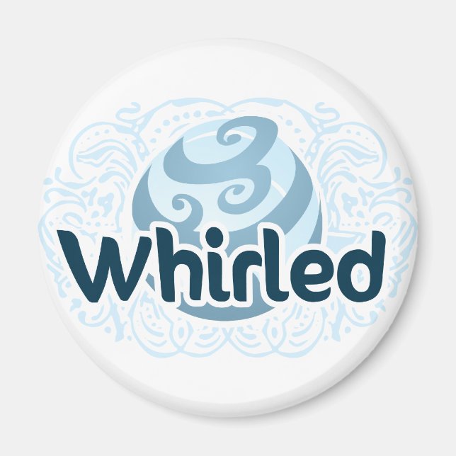 Whirled Logo Magnet (Front)