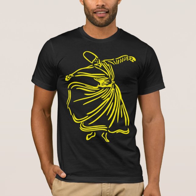 whirling dervishes sufi shirt tshirt darwis rumi (Front)