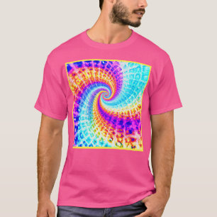 Whirling Rainbow Spiral Pattern T-Shirt