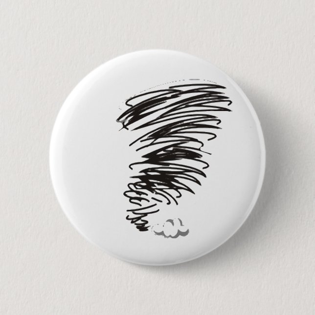 Whirling Tornado 6 Cm Round Badge (Front)