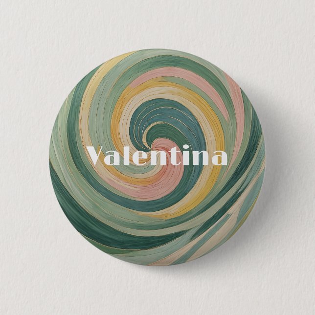 Whirling Whimsy 6 Cm Round Badge (Front)
