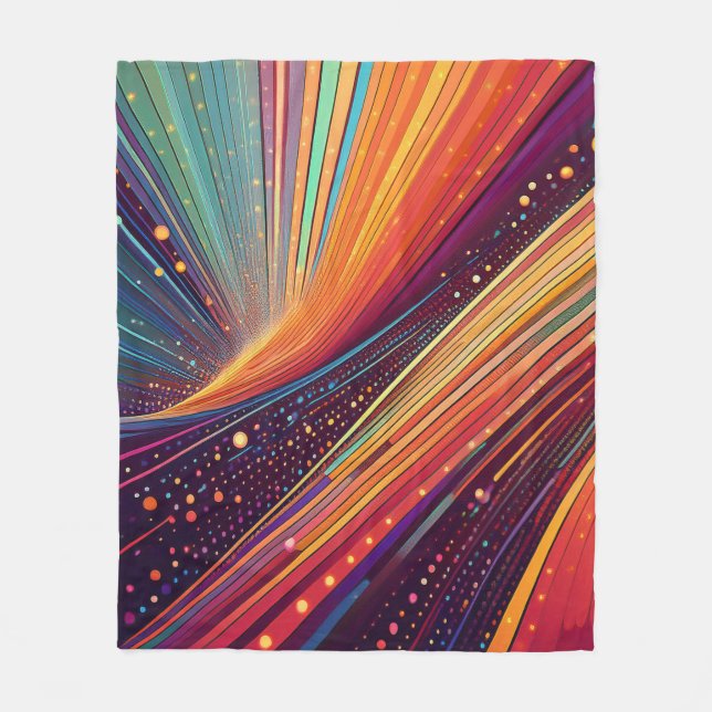 Whirlpool Abstract Fleece Blanket (Front)
