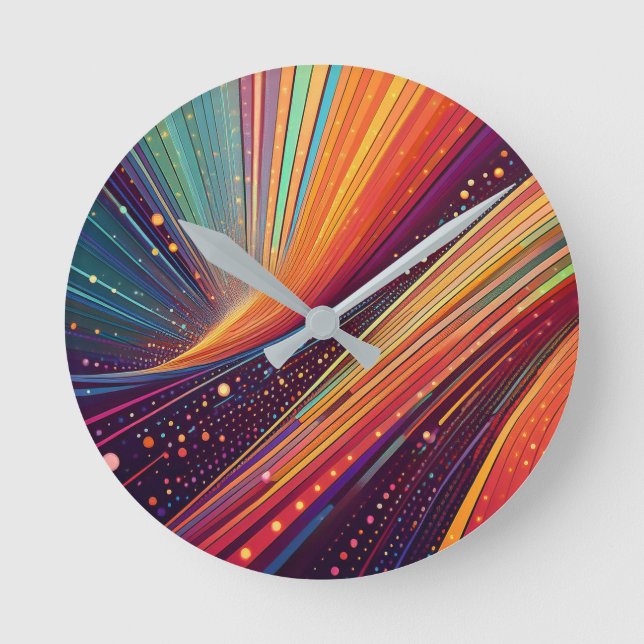 Whirlpool Abstract Round Clock (Front)