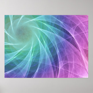 Whirlpool Diamond colourful Poster