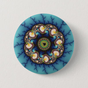 Whirlpool - Fractal 6 Cm Round Badge