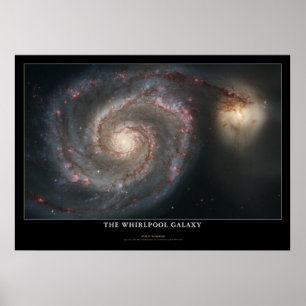 Whirlpool Galaxy Colossal Astronomy Poster