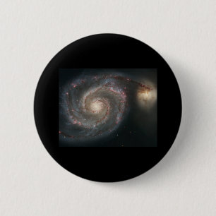 Whirlpool Galaxy (M51) 6 Cm Round Badge