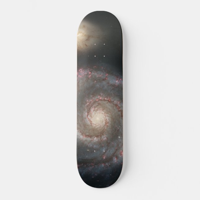 Whirlpool Galaxy (Messier 51A) Skateboard (Front)