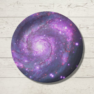 Whirlpool Galaxy Paper Plate