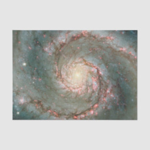 Whirlpool galaxy tissue paper