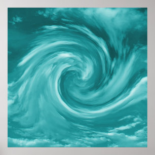 Whirlpool in the Sea.... Poster