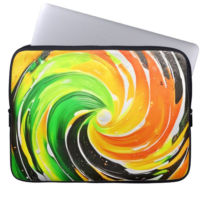 Whirlwind of Colour Laptop Sleeve (Front)