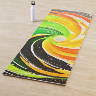 Whirlwind of Colour Yoga Mat