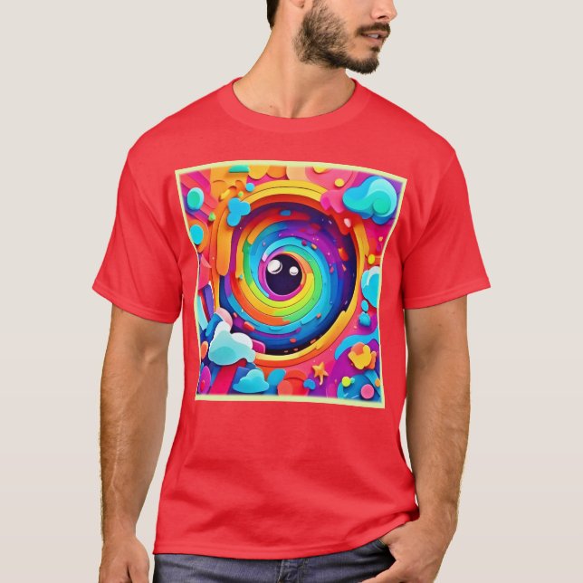 Whirlwind of Colourful Imagination T-Shirt (Front)