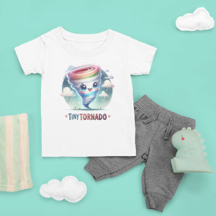 Whirlwind of Fun - Playful Tiny Tornado Kids' Tee