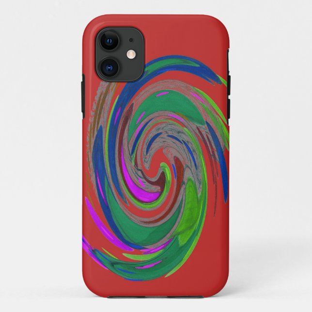 Whirlwind Orange Case-Mate iPhone Case (Back)