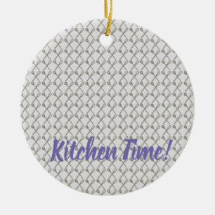 Whisk and Cooking Spoon Pattern for Kitchen Chefs Ceramic Tree Decoration