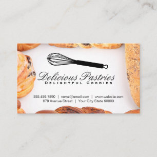 Whisk and Pastry Executive Chef Business Card