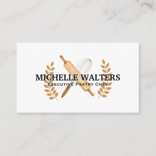 Whisk and Rolling Pin Business Card