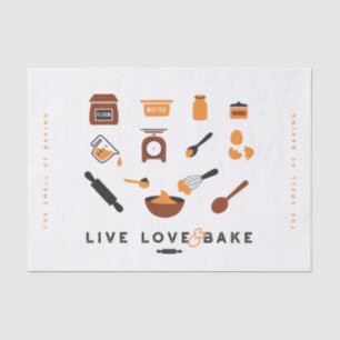 Whisk & Bake Delight: Kitchen Baking Essentials Tissue Paper