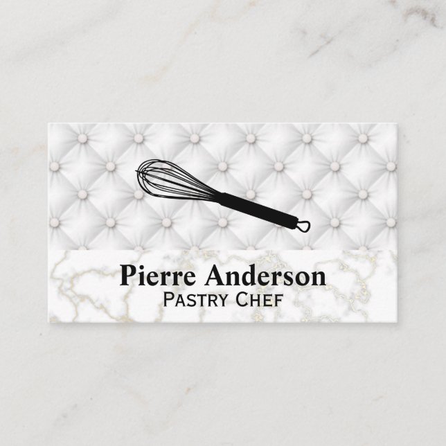 Whisk Logo | Baker | Pastry Chef Loyalty Card (Front)