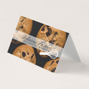 Whisk Pastry Chef Cookies Business Card