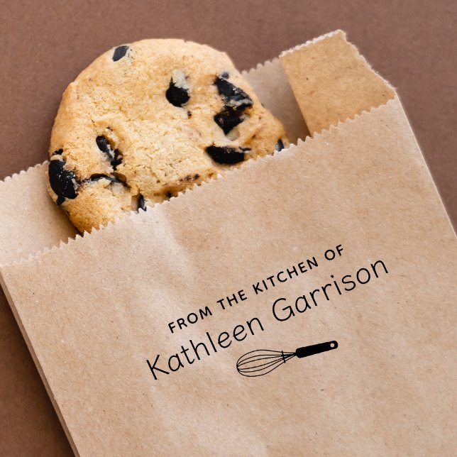 Whisk Personalised Baking Cooking Rubber Stamp (Creator Uploaded)