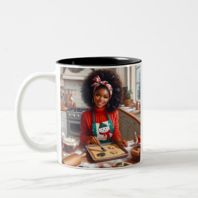 "Whisk, Sip, Slay" Baking Mug (Left)