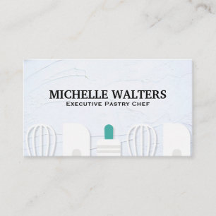 Whisk Spatula Rolling Pin   Frosting Texture Business Card