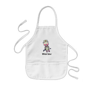 Whisk Taker Pig - Funny Chef Design Kids Apron