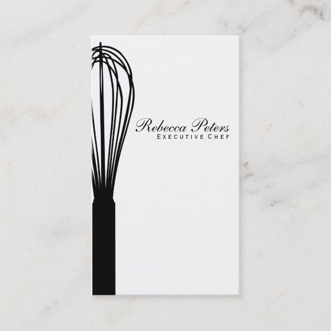 Whisk variation | Culinary Master Business Card (Front)