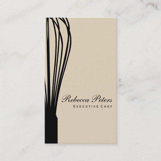 Whisk variation | Culinary Master Business Card (Front)