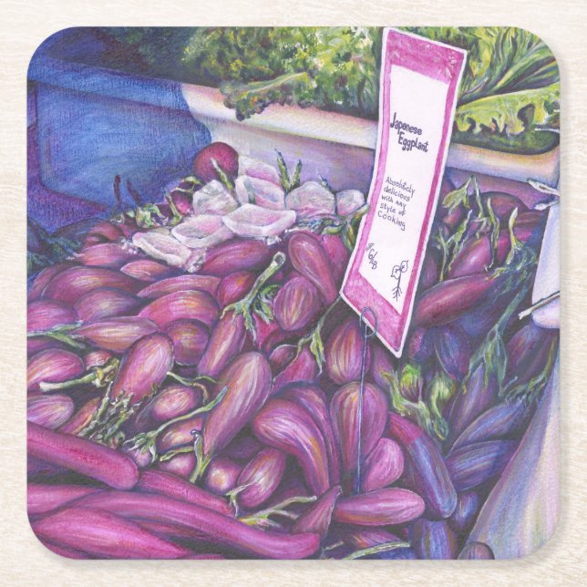 Whisk Well for Whale Soup Square Paper Coaster (Front)