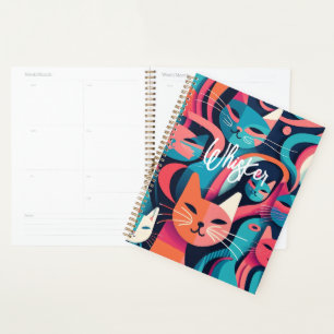 "Whisker Cats" Personalised Planner for Cat Lovers