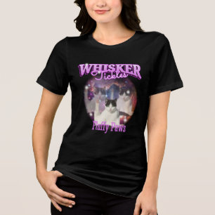 WHISKER Tickles and  Fluffy Paws Tri-Blend Shirt