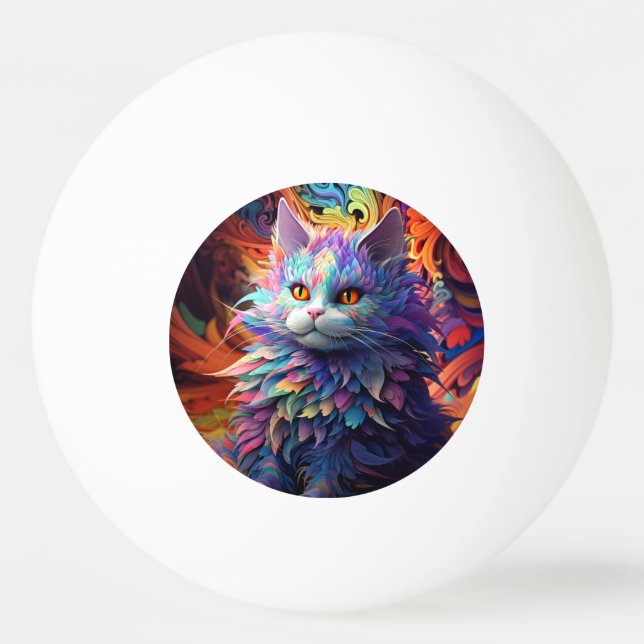 Whisker Wonder Ping Pong Ball (Front)