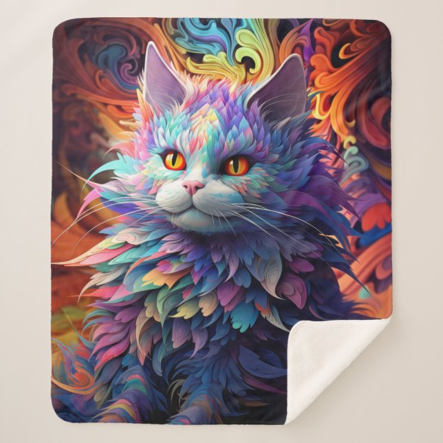 Whisker Wonder Sherpa Blanket (Front)