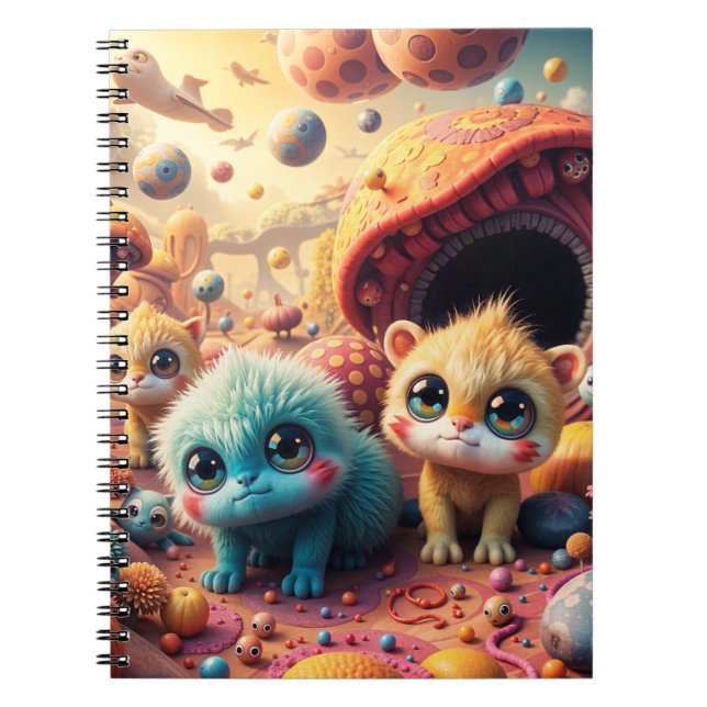 Whisker Wonderland Notebooks & Journals (Front)