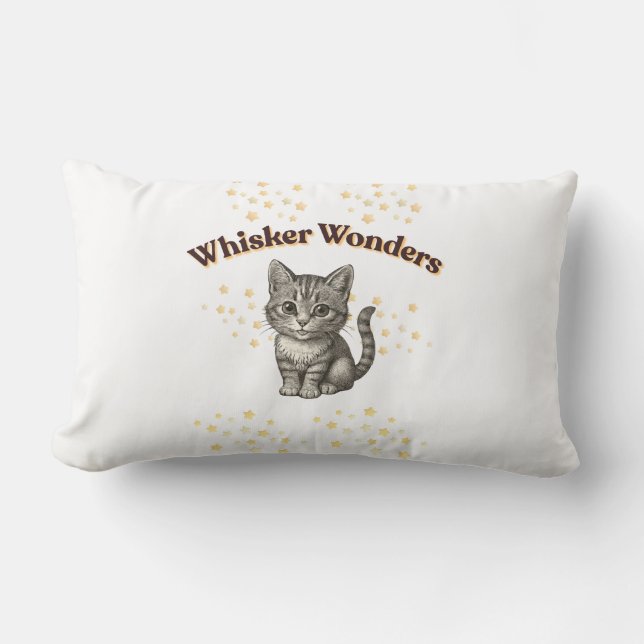 Whisker Wonders  Lumbar Cushion (Front)