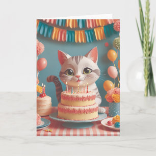 Whiskers and Cake Card