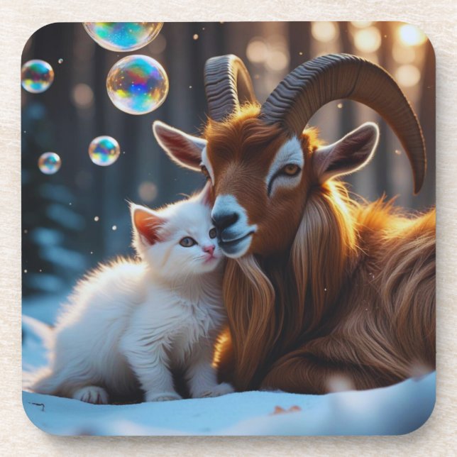 Whiskers and Hooves Coaster (Front)