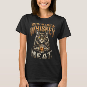 Whiskers and Neat Funny Cat T-Shirt