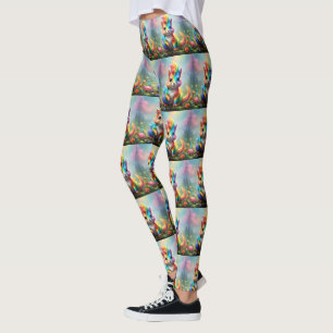 Whiskers of Wonder: The Rainbow Unicorn Squirrel Leggings