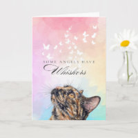 Whiskers Rainbow Tortie Cat Loss Sympathy