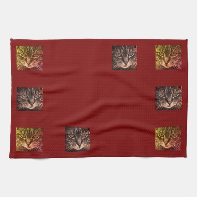 whiskers tea towel poema without text (Horizontal)